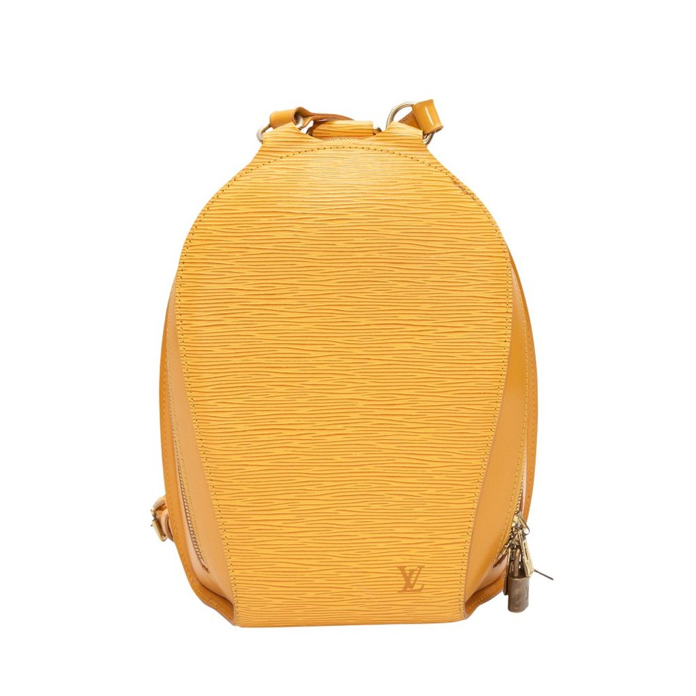 Yellow Louis Vuitton Epi Mabillon Backpack